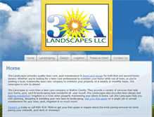 Tablet Screenshot of 30alandscapes.com